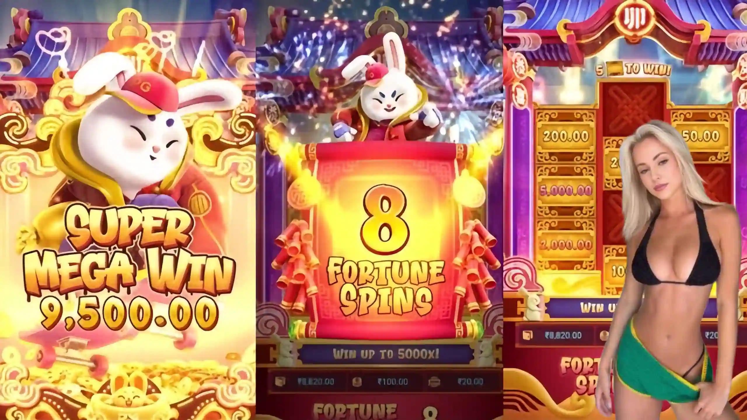 Wild Expansivo Fortune Rabbit 7m7 - Coelho Dourado que Expande